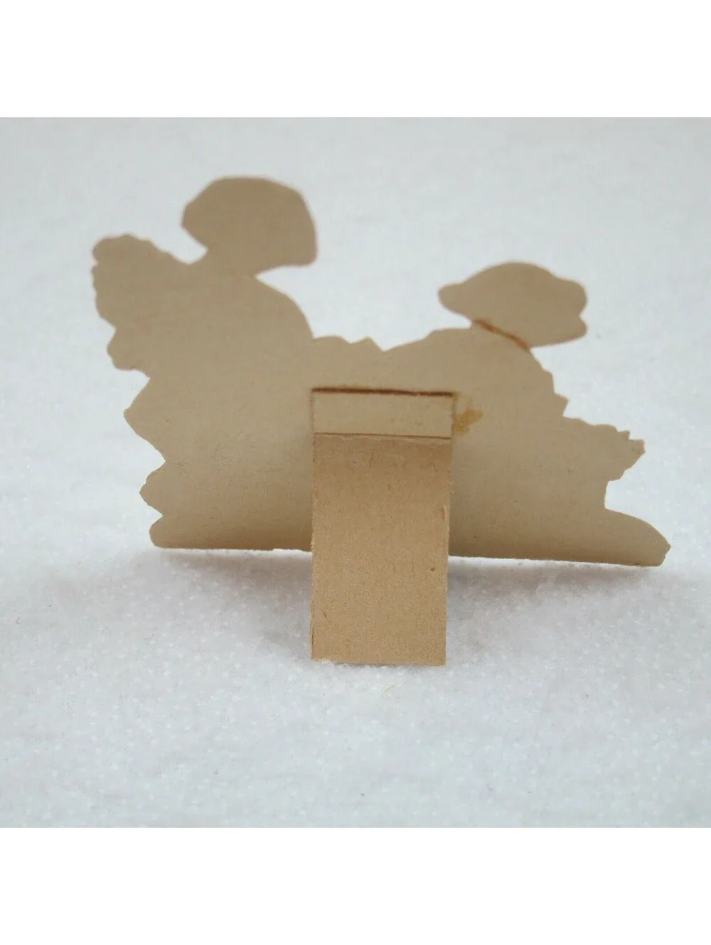 Vintage Valentine Die Cut Stand Up Boy & Girl on Bench Heart 1920s-30s Germany